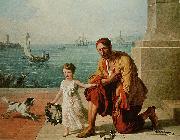 Francois-Andre Vincent Allegorie de la liberation des esclaves d Alger par Jerome Bonaparte oil painting